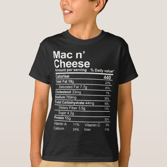 Camiseta Mac e queijo (Frente)