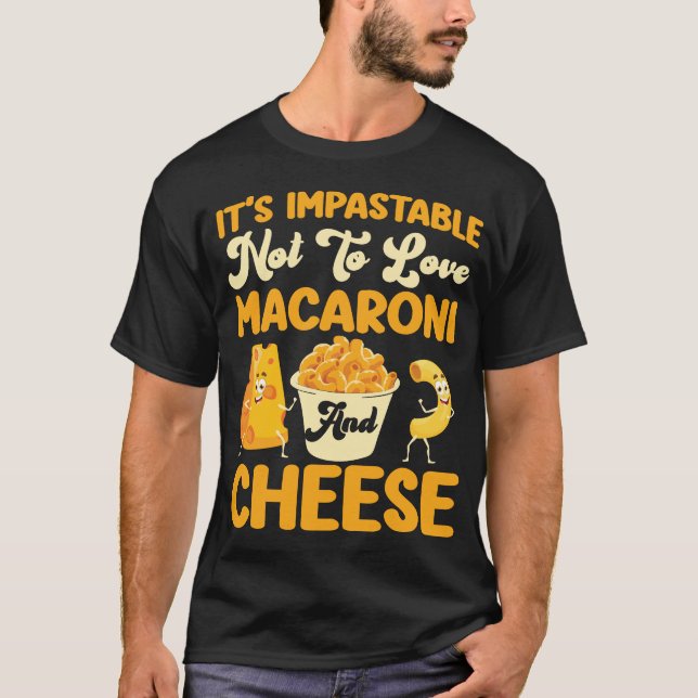 Camiseta Mac E Queijo É Impastável Não Amar (Frente)
