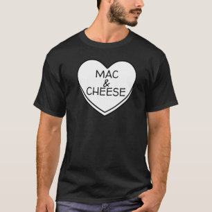 Camiseta Mac E Queijo É Meu Coração Namorados Docente En