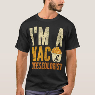 Camiseta Mac E Queijo Eu sou um Mac & Cheeseologista Vintag