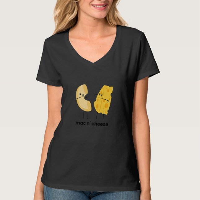Camiseta Mac e Queijo  Macarrão e Queijo 2  Mac n Queijo (Frente)
