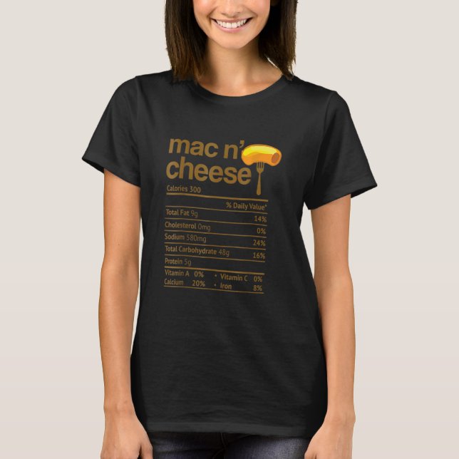 Camiseta Mac E Queijo Nutrição Graças A Mac N' Chee (Frente)