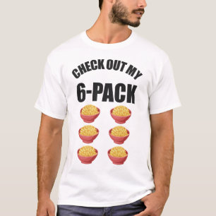 Camiseta Mac E Queijo Vejam Meu Pacote De 6