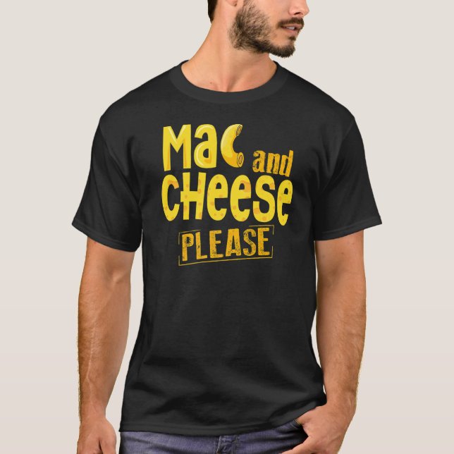 Camiseta Mac E Queijos Comida Mac N Queijo Mac (Frente)