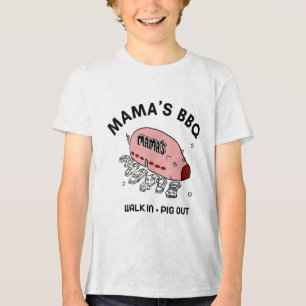 Camiseta Mac Mamas Churrasco Caminha No Porco Fora Sunny Su