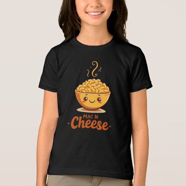 Camiseta Mac N Queijo Cute Bowl (Frente)
