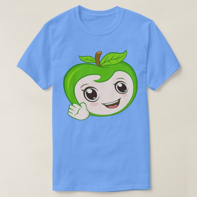 Camiseta maçã bonita (Frente do Design)