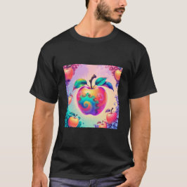 Camiseta Maçã colorida