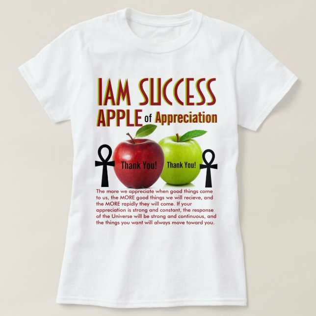 CAMISETA MAÇÃ DE APRECIAÇÃO (Frente do Design)