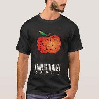 Camiseta Maçã de espuma de Cozinhar comida, aflada