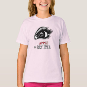 Camiseta Maçã de Meus Olhos Bonitos Olhos Olhos Olhos Olhos
