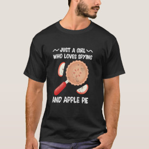 Camiseta maçã doce pastelaria assada torta comida veneno tó