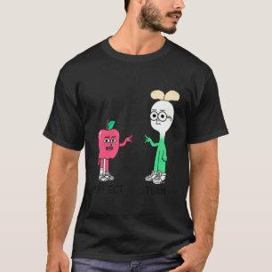 Camiseta maçã e cebola
