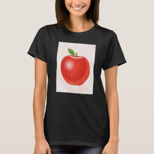 Camiseta Maçã Fruta Alimento Vegano Vitaminas Fruta Maçã