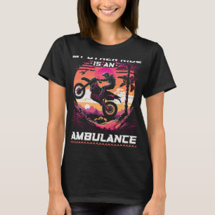 Camiseta Maçã Maçã Lesão Ambulância Citação Sujeira Engraça