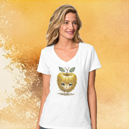 Camiseta Maçã ouro raivosa no mel