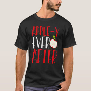 Camiseta Maçã Para Sempre Amante de Maçã Comedor de Frutas