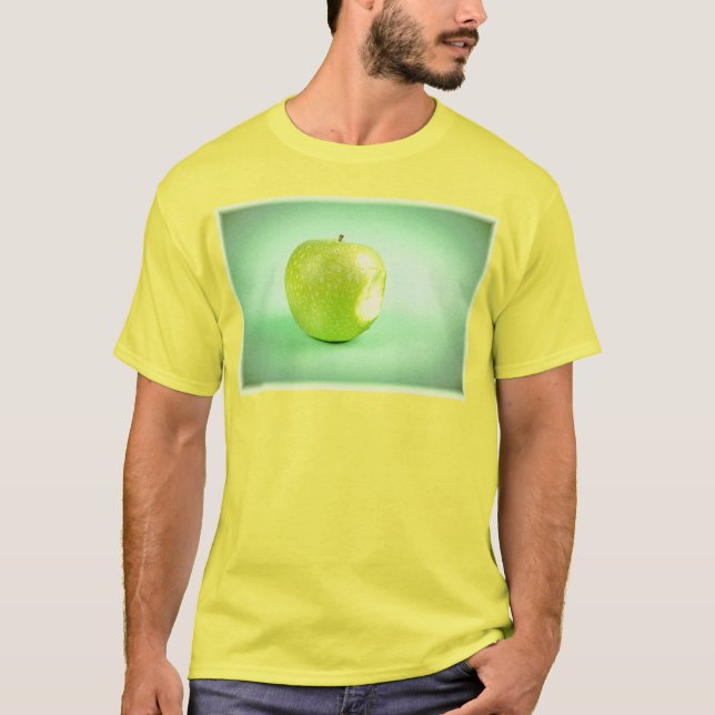 Camiseta "Maçã Verde" Foto Bela. Compre agora (Frente)