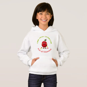 Camiseta Maçã vermelha-branca