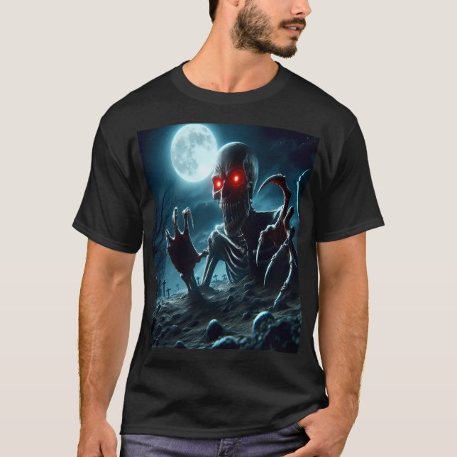 Camiseta Macabre Resurrection Under the Full Moon (Frente)