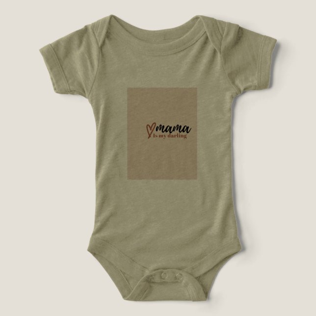 Camiseta Macacão de bebê (Design frontal)