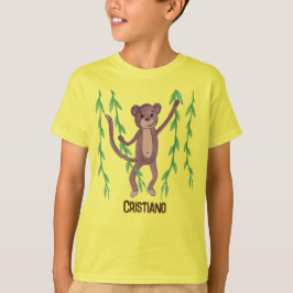 Camiseta Macaco A Balançar Vinhas Verdes