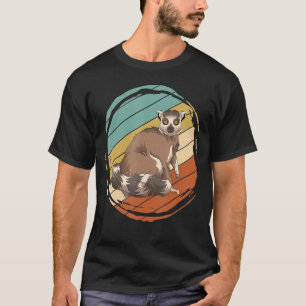 Camiseta Macaco-Amante de os animais do Zoo Madagascar Retr