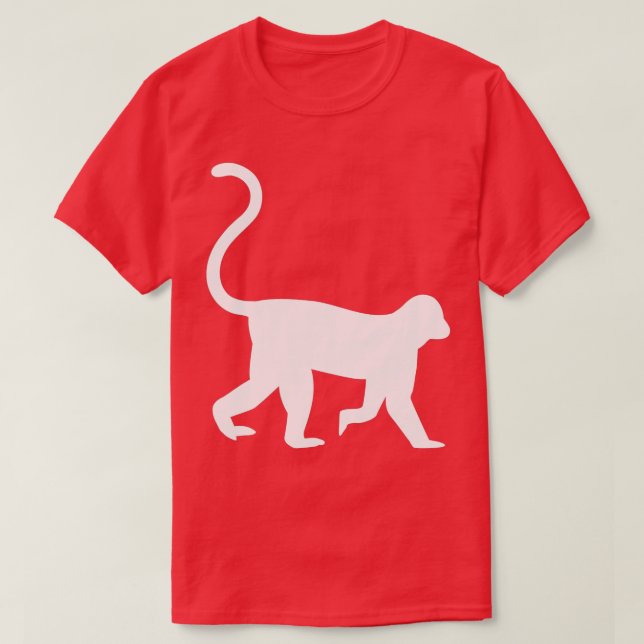 Camiseta Macaco andando (Frente do Design)