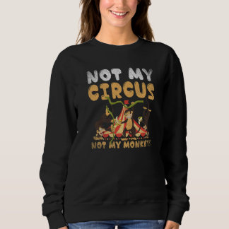 Camiseta Macaco Animal do Zoológico  Não é Meu Circo Não sã