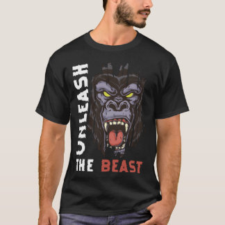 Camiseta Macaco Animal Silverback Nature engraçado