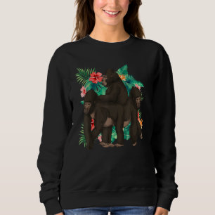 Camiseta Macaco Ape Animal Tropical Gorila da Floresta Tr
