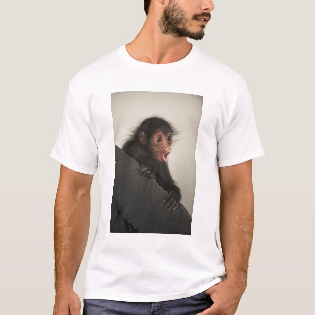 Camiseta Macaco-aranha-de-face-vermelha Ateles paniscus) (Frente)