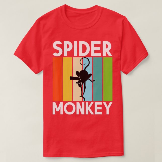 Camiseta Macaco-Aranha Sobrevoado (Frente do Design)