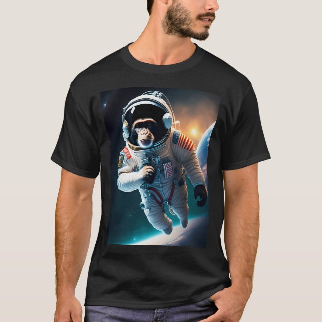 Camiseta Macaco Astronauta (Frente)