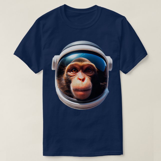 Camiseta Macaco Astronauta (Frente do Design)