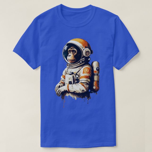 Camiseta Macaco Astronauta 2 (Frente do Design)