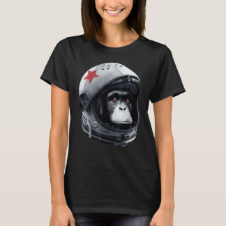 Camiseta Macaco Astronauta Espaço Galáxia Capacete Chimpanz