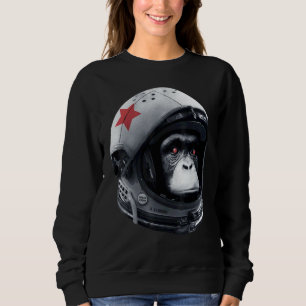 Camiseta Macaco Astronauta Espaço Galáxia Capacete Macaco C