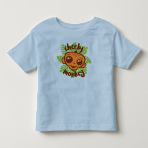 Camiseta Macaco Atrevido Desenho de Primata de Desenho Anim