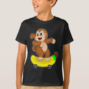 Camiseta Macaco Banana Skater