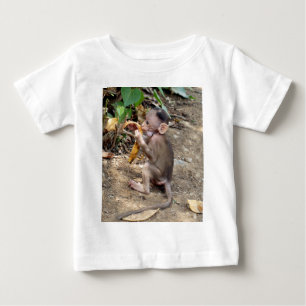 Camiseta Macaco-Bebê
