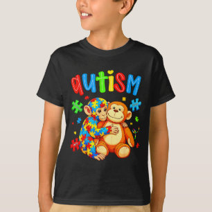 Camiseta Macaco Bebê Engraçado para Crianças Meninos Menina