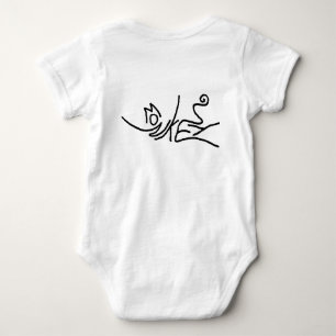 Camiseta Macaco bebê onsie