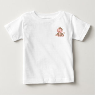 Camiseta Macaco Bebê Sorridente