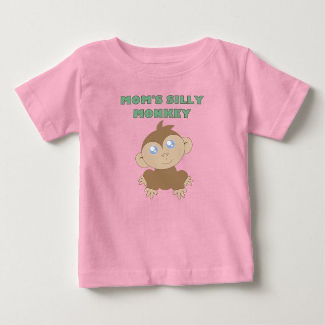 Camiseta Macaco-bobo - Camisa-T Baby Fine Jersey (Frente)