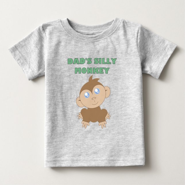 Camiseta Macaco-bobo - Camisa-T Baby Fine Jersey (Frente)