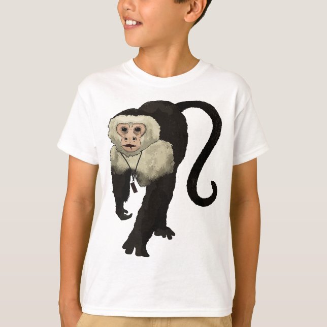 Camiseta Macaco Capuchin - Macaco Capuchin (Frente)