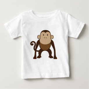Camiseta Macaco castanho-cinto