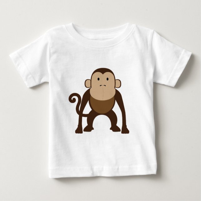 Camiseta Macaco castanho-cinto (Frente)