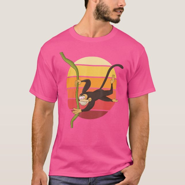 Camiseta Macaco Chimpanzé Animal (Frente)